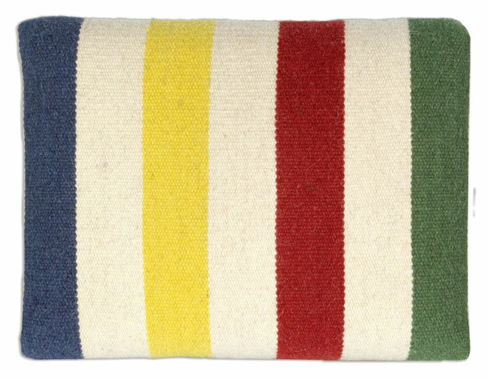Hudson Bay Hand-Hooked Footstool