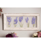 Plow & Hearth Home Accents | Indoor Living Hand-Painted Lilacs Screen Wood Frame Wall DÉCor