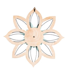 Plow & Hearth Home Accents | Indoor Living Wood And Metal Floral Wall DÉCor