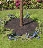 Plow & Hearth Gardenworks® | Yard & Garden Permanent Mulch Recycled Rubber Tree Ring, 36" Dia.
