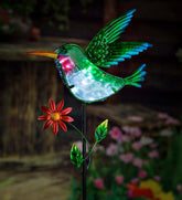 Plow & Hearth Decorative Garden Accents | Yard & Garden 36"H Secret Solar Garden Stake - Gnome