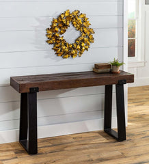 Plow & Hearth Accent Tables | Indoor Living Richland Indoor/Outdoor Reclaimed Wood Console Table