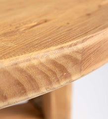 Plow & Hearth Accent Tables | Indoor Living Rowan Ridge Reclaimed Wood Round Coffee/Cocktail Table