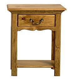 Plow & Hearth Accent Tables | Indoor Living Solid Pine Shenandoah Night Stand - Avocado Green