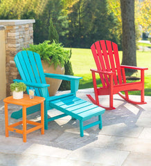 Plow & Hearth Adirondack Chairs | Outdoor Living Polywood® Outdoor Adirondack Rocker - Aruba