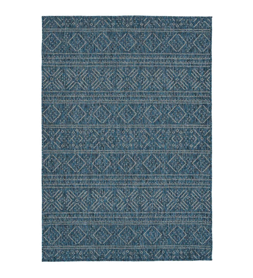 Plow & Hearth Area Rugs | Indoor Living Bluefield Desert Stripe 100% Polypropylene Rug