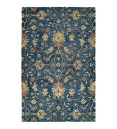 Plow & Hearth Area Rugs | Indoor Living Carmona Denim Wool Rug
