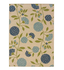 Plow & Hearth Area Rugs | Indoor Living Floral Surry Indoor/Outdoor Polypropylene Area Rug