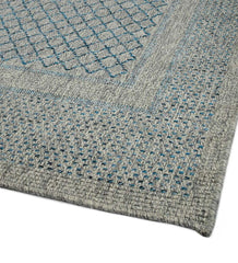 Plow & Hearth Area Rugs | Indoor Living Indoor/Outdoor Bluefield Border Polypropylene Rug
