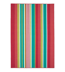 Plow & Hearth Area Rugs | Indoor Living Indoor/Outdoor Dorset Stripe Textured Polyester Rug