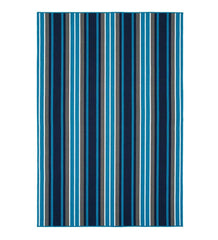 Plow & Hearth Area Rugs | Indoor Living Indoor/Outdoor Dorset Stripe Textured Polyester Rug