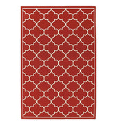 Plow & Hearth Area Rugs | Indoor Living Indoor/Outdoor Lexington Quatrefoil Rug