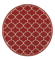 Plow & Hearth Area Rugs | Indoor Living Indoor/Outdoor Lexington Quatrefoil Rug