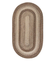 Plow & Hearth Area Rugs | Indoor Living Indoor/Outdoor Oval Woodridge Braided Polypropylene Rug