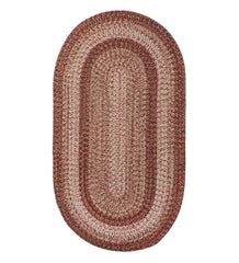 Plow & Hearth Area Rugs | Indoor Living Indoor/Outdoor Oval Woodridge Braided Polypropylene Rug