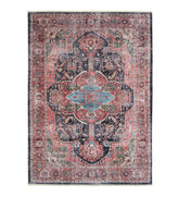 Plow & Hearth Area Rugs | Indoor Living Riverside Dusk Easy-Care Polyester Area Rug