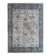 Plow & Hearth Area Rugs | Indoor Living Riverside Starlight Easy-Care Polyester Area Rug