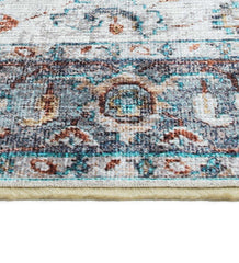 Plow & Hearth Area Rugs | Indoor Living Riverside Starlight Easy-Care Polyester Area Rug