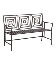 Plow & Hearth Benches & Chairs | Outdoor Living Bronze Metal Garden Bench - Bronze