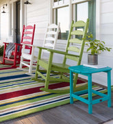 Plow & Hearth Benches & Chairs | Outdoor Living Polywood® Outdoor Rocker And Side Table