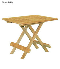 Plow & Hearth Benches & Chairs | Outdoor Living Teak Picnic Table