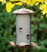 Plow & Hearth Bird Feeders | Yard & Garden Giant Combo All-Metal Screen Bird Feeder