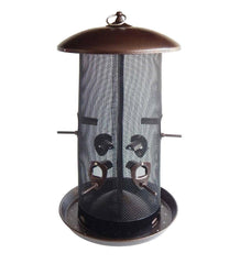 Plow & Hearth Bird Feeders | Yard & Garden Giant Combo All-Metal Screen Bird Feeder