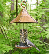 Plow & Hearth Bird Feeders | Yard & Garden Palazzo Copper Bird Feeder