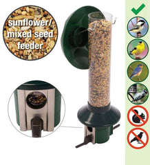 Plow & Hearth Bird Feeders | Yard & Garden Pestoff Sunflower Mixed Seed Pest Proof Bird Feeder