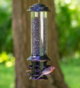 Plow & Hearth Bird Feeders | Yard & Garden Squirrel-X5 Squirrel-Resistant Hanging Bird Feeder