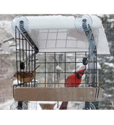 Plow & Hearth Bird Feeders | Yard & Garden Window-Mount Platform Bird Feeder Kit