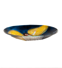 Plow & Hearth Birdbaths | Yard & Garden Hand-Painted Angel Embossed Glass Bird Bath