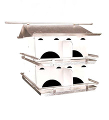 Plow & Hearth Birdhouses | Yard & Garden 8-Room Purple Martin Birdhouse With Starling-Resistant Openings