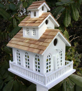 Plow & Hearth Birdhouses | Yard & Garden Chapel Bell Birdhouse - White