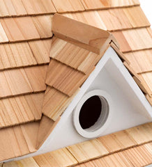 Plow & Hearth Birdhouses | Yard & Garden Patriotic Birdhouse With Americana Bunting And Pedestal Pole Set