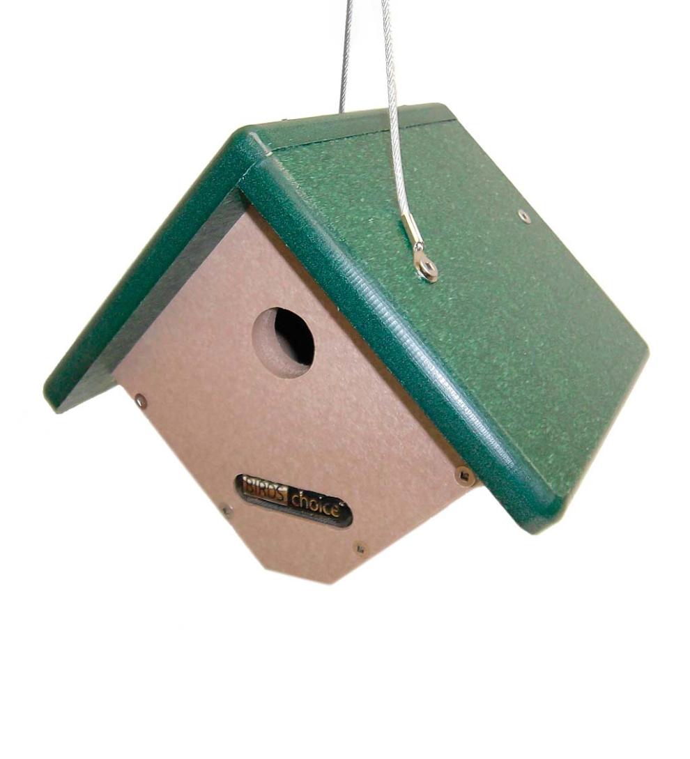 Plow & Hearth Birdhouses | Yard & Garden Recycled Plastic Poly-Lumber Hanging Wren House