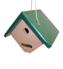 Plow & Hearth Birdhouses | Yard & Garden Recycled Plastic Poly-Lumber Hanging Wren House