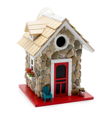 Plow & Hearth Birdhouses | Yard & Garden Stone Cottage Birdhouse