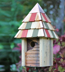 Plow & Hearth Birdhouses | Yard & Garden Vintage Gatehouse Cypress Birdhouse