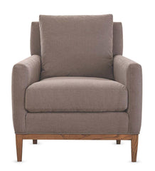 Plow & Hearth Chairs & Rockers | Indoor Living Eco-Friendly Handmade Upholstered Studio Chair, Made In Usa - Brussels Linen