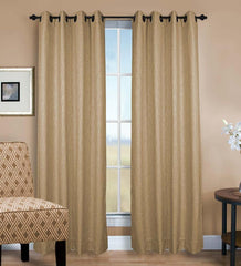 Plow & Hearth Curtain Panels | Indoor Living Monet Grommet Insulated Curtain Panel