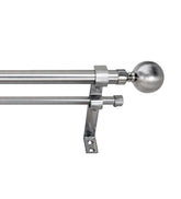 Plow & Hearth Curtain Rods & Hardware | Indoor Living Ball Finial Double Rod Set