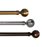 Plow & Hearth Curtain Rods & Hardware | Indoor Living Curtain Rings, Set Of Seven - Antique Brass