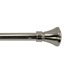 Plow & Hearth Curtain Rods & Hardware | Indoor Living Lexington Adjustable Curtain Rod Collection With Flare Finial