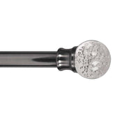 Plow & Hearth Curtain Rods & Hardware | Indoor Living Lexington Adjustable Curtain Rod Set With Bubble Ball Resin Finial