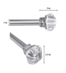 Plow & Hearth Curtain Rods & Hardware | Indoor Living Regal Curtain Rod Set