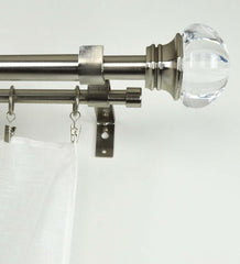 Plow & Hearth Curtain Rods & Hardware | Indoor Living Regal Double Curtain Rod Set