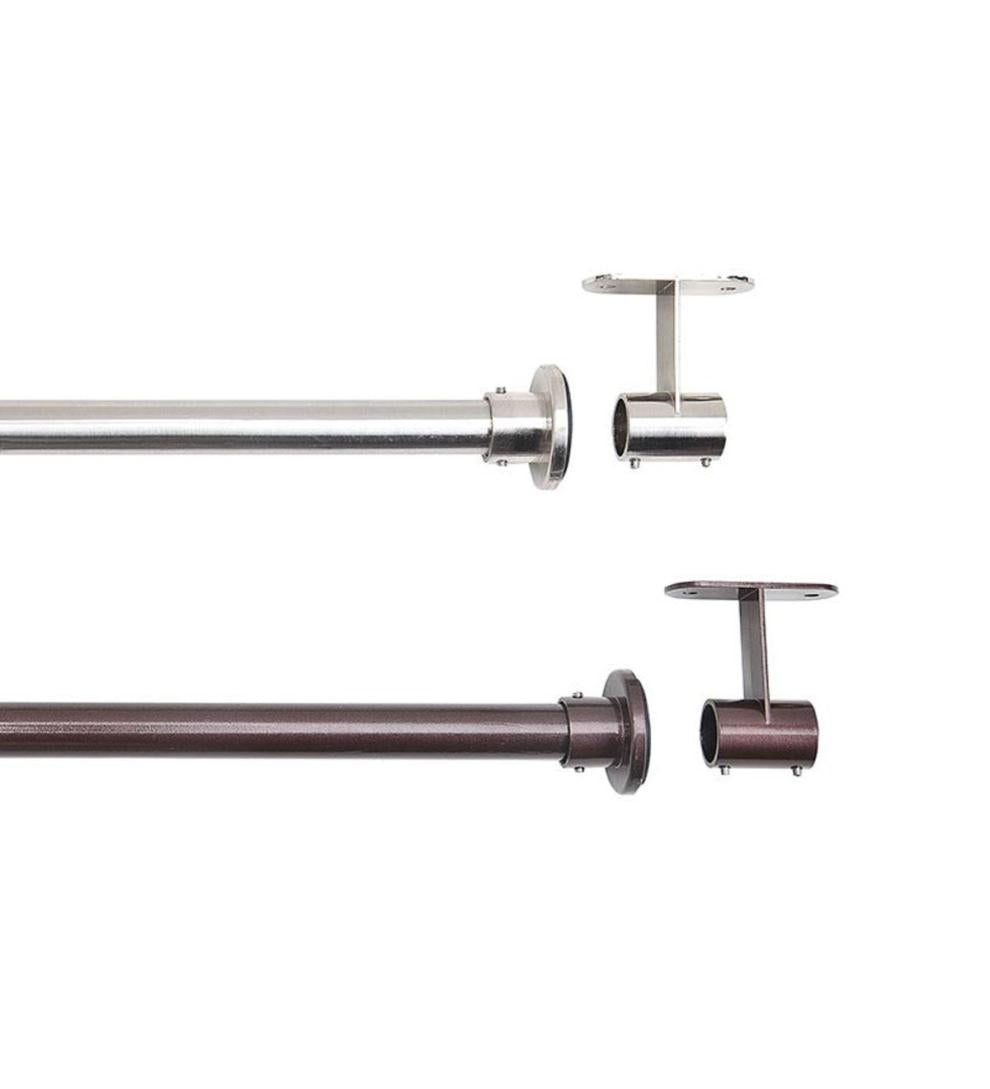 Plow & Hearth Curtain Rods & Hardware | Indoor Living Stainless Steel Indoor Or Outdoor Tension Curtain Rod