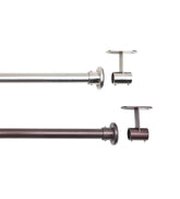 Plow & Hearth Curtain Rods & Hardware | Indoor Living Stainless Steel Indoor Or Outdoor Tension Curtain Rod