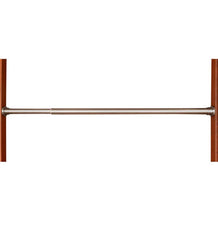 Plow & Hearth Curtain Rods & Hardware | Indoor Living Stainless Steel Indoor-Outdoor Spring Tension Curtain Rod Set